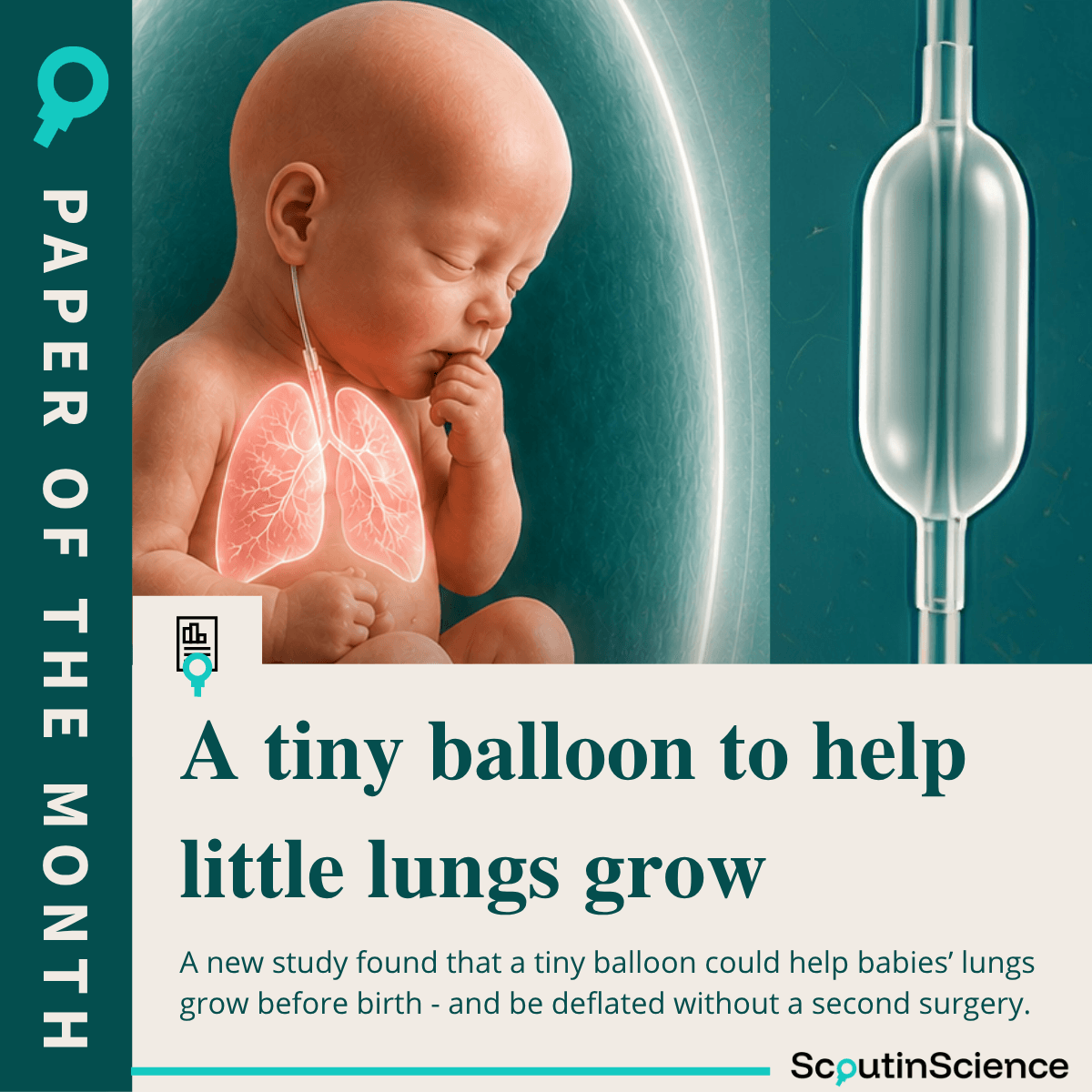 A tiny balloon to help little lungs grow